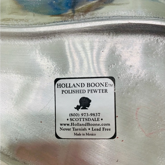 Holland Boone Polished Pewter Easter Bunny Candy Tray - Picture 6 of 6